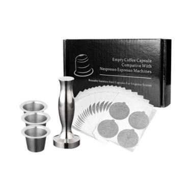 Imagem de Cápsula De Café Reutilizável De Aço Inoxidável Para Máquinas Nespresso