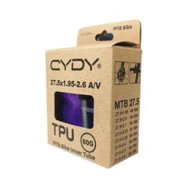 Imagem de Câmara De Ar Para Bicicleta MTB 29 26 27.5 29x1.95-2.6 Polegadas TPU V