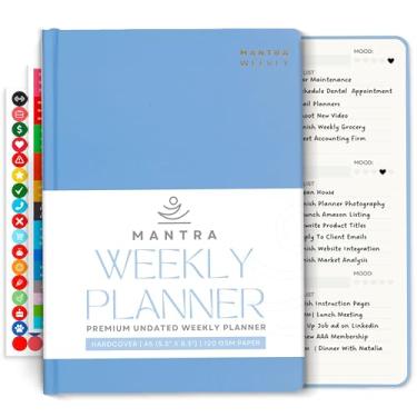 Imagem de Agenda 2024 – 14,7 cm x 21 cm – Planejador diário, semanal e mensal – planejador de objetivos, diário de gratidão, autocuidado e planejador de vida com lista de tarefas, rastreador de hábitos,
