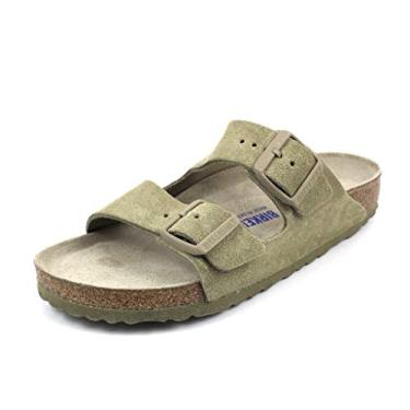 Imagem de Birkenstock Tênis unissex Boston Eva Narrow tamanho 5, cor: cáqui, Caqui, 7-7.5 Narrow Women/5-5.5 Narrow Men