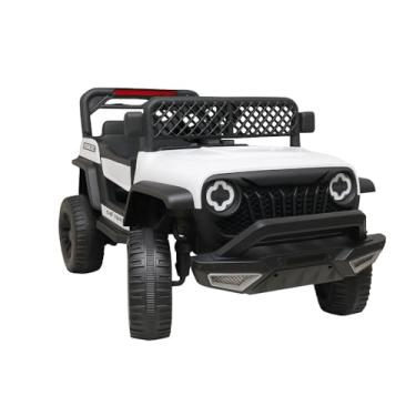 Imagem de Mini Jipe Elétrico Infantil 12V Com 4 Motores - Branco