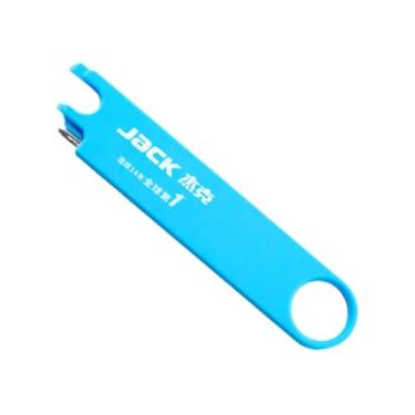 Imagem de Colaxi Passador de linha para agulha, ferramenta versátil para costura, ideal para uso doméstico, costura de roupas, acessórios e artesanato, fácil de usar,