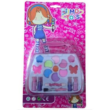 Imagem de Maleta Estojo Maquiagem Infantil Bolsa Batom Little Beauty