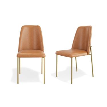 Imagem de Conjunto 02 Cadeiras Livia Courissimo - Ssx Multicoisas Whisky