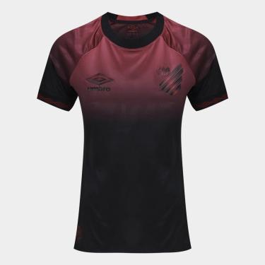 Imagem de Camisa Athletico Paranaense III 25/26 s/n Jogador Umbro Feminina-Feminino