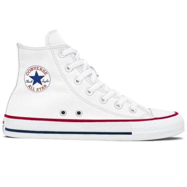 Imagem de Tênis Converse Lona Unissex Cano Alto Chuck Taylor All Star | Branco-Unissex