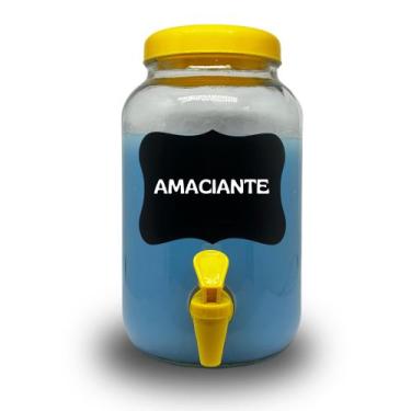 Imagem de 1 Recipiente Para Armazenar Sabão Liquido ou Amaciante Capacidade De 3