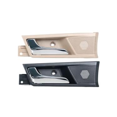 Imagem de Compatível para roewe 350 mg maçaneta da porta interna traseira dianteira do carro alças internas(Beige rear right)