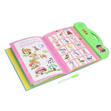 Imagem de Generic Livro de Som ABC Eletrônico de Brinquedo Educacional Infantil Com Conteúdo Rico, Incentiva a Fala e a Ortografia, Perfeito para Longas Viagens de Carro e Home Office, Material ABS Durável