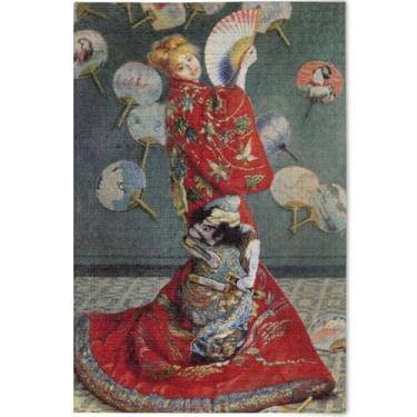 Imagem de Quebra-cabeça de pintura de gato branco para adultos 500 peças quebra-cabeça engraçado difícil quebra-cabeça personalizado brinquedo artístico, 52 cm x 37,8 cm