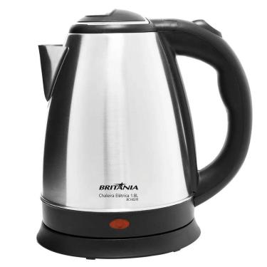 Imagem de Chaleira Elétrica Britânia 1,8 Litros BCH02PI Preto com Inox