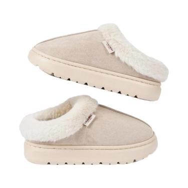 Imagem de Chinelos De Algodão Quentes Para O Inverno Femininos, Pantufas Casuais