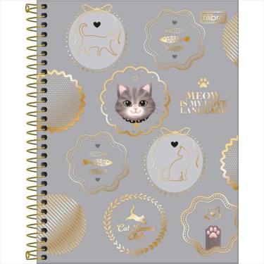Imagem de Caderno Tilibra college 1M purrfect cats 60 folhas