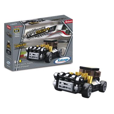 Imagem de Blocos de Montar Corrida Maluca Gold Power 2717.6 - Xalingo