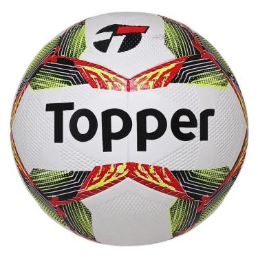 Imagem de Bola De Futebol Topper Campo 68Cm Tecn Vermelho