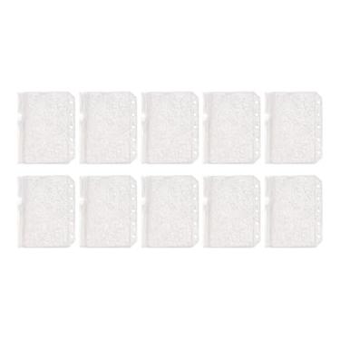 Imagem de Folhas protetoras transparentes | Capas para documentos com zíper M5 com 5 anéis | Capas para fichário | para estudantes, professores, artistas, gerentes de projeto, escritório, escola, adesivos