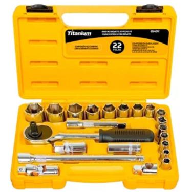 Imagem de Kit De Ferramenta Soqueta Maleta 1/2 Pol