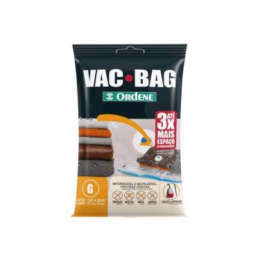 Imagem de Kit 3 Sacos A Vácuo Organizador Grande Transparente 55x90cm Vac Bag Ordene