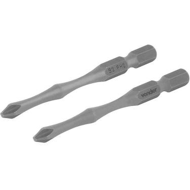 Imagem de Bits/ponteiras Phillips De Torção, S2, Encaixe 1/4, Nº 2, 1/4 X 75 Mm, Com 2 Peças, Von...