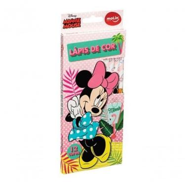 Imagem de Lápis De Cor Molin Minnie Mouse 12 Cores