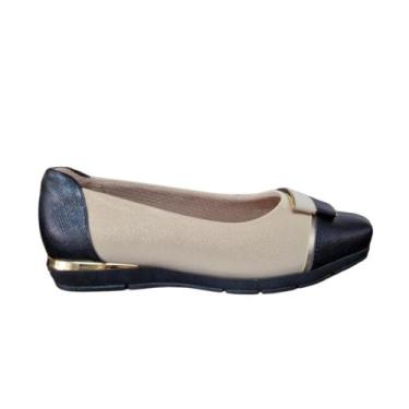 Imagem de Sapato Feminino PICCADILLY MAXI Joanete 147325, Brule, Preto, 35