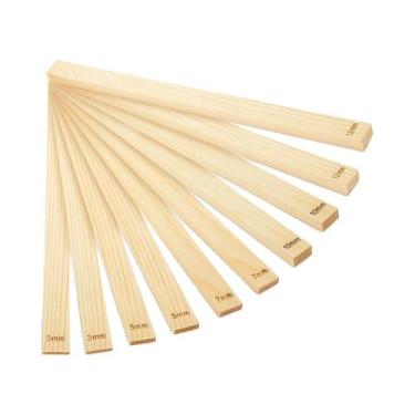 Imagem de Régua De Cerâmica Em Madeira De Pinheiro Para Guia De Placa De Argila,