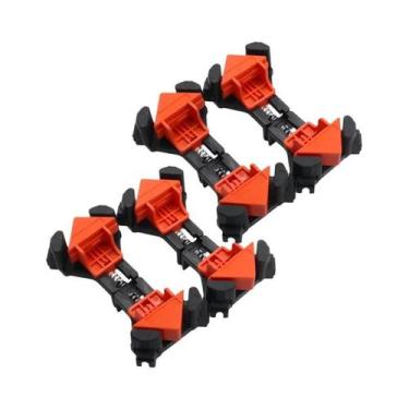 Imagem de Conjunto De Grampos Portáteis Para Marcenaria Com Ângulo Reto 4pçs/8pç