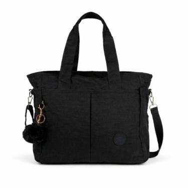 Imagem de Bolsa Feminina Grande Tote Nylon Impermeável Ombro Transversal Multi B