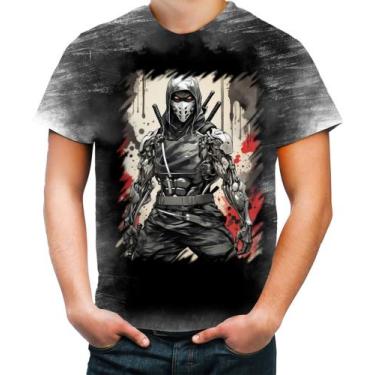 Imagem de Camiseta Desgaste Ciborgue Ninja Robô Espreita 1 - Kasubeck Store®, IN