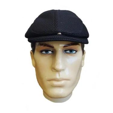 Imagem de Boné Boina Chapéu Masculina Italiana Pano Macio Com Botão Estilo Celeb