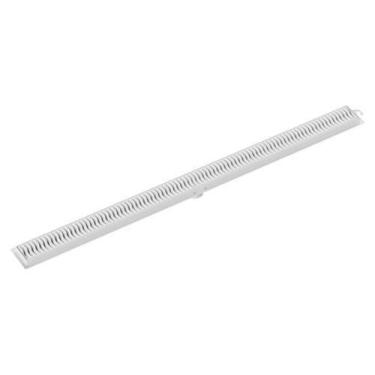 Imagem de Ralo linear 90 cm flat com grelha branca p banheiro tigre