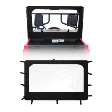 Imagem de Pára-brisa traseiro macio ZIDIYORUO para Yamaha Rhino UTV