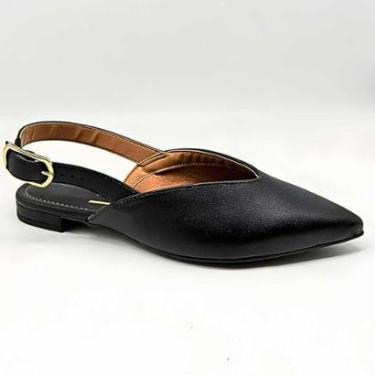 Imagem de Mule Feminino Vizzano Sapato Bico Fino Estiloso 1206.1016-Feminino