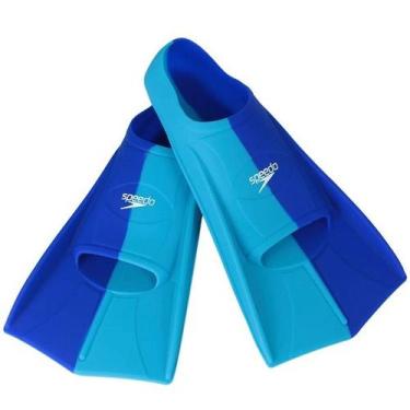 Imagem de Nadadeira Nataçao Speedo Dual SWIM FIN PE de Pato NAVY Blue 40/41