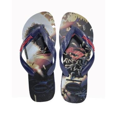Imagem de Chinelo Havaianas Top Heróis DC - Marinho, 37/38