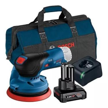 Imagem de Lixadeira Roto Orbital Gex 12v-125 Bateria 4ah Bosch + Bolsa