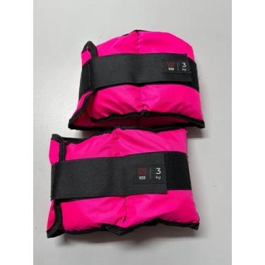 Imagem de Par Caneleira de Peso Básica Won Rosa Peso:0,5kgCor:Rosa, 3kg, Rosa