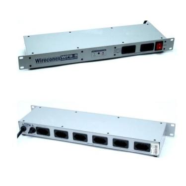 Imagem de Regua de ac wire conex rack wpd8/b 8 saidas 110/220v