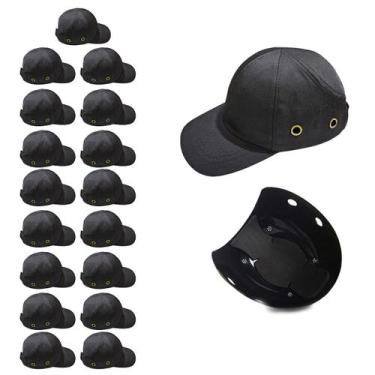Imagem de Bone com Capacete EPI Kit 17 Uni Obra Seguranca do Trabalho Casquete R