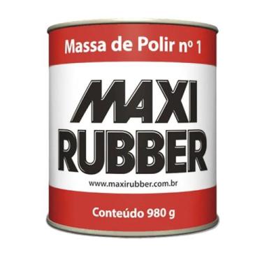 Imagem de Massa Polir Nr 1 Maxi Rubber 980g - Massa Para Polir Número 1