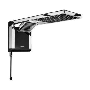 Imagem de Chuveiro Acqua Duo Ultra Preto Cromado Lorenzetti 7800w 220v - Lorenze