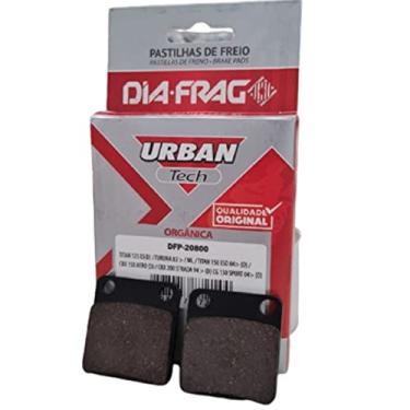 Imagem de Pastilha de Freio Diafrag - CG Titan 125/150; ML; Turuna; CBX 150; CBX 200 Strada, Fourtrax TRX - Dianteira - Orgânica