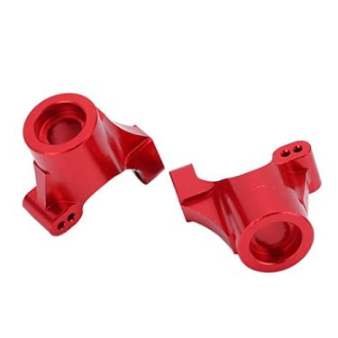 Imagem de Copo de eixo traseiro de metal RC, transportadores de eixo de alta resistência, leves e práticos com parafuso para Latrax Teton para carro RC de 1/18 (vermelho)