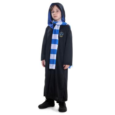Imagem de Fantasia Corvinal Infantil com Cachecol - Harry Potter
 M