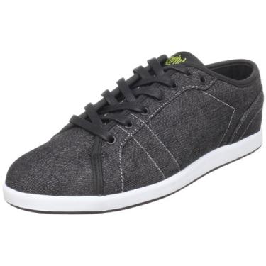 Imagem de Osiris Tênis de skate masculino Keden, Preto/Limão/Branco, 7.5