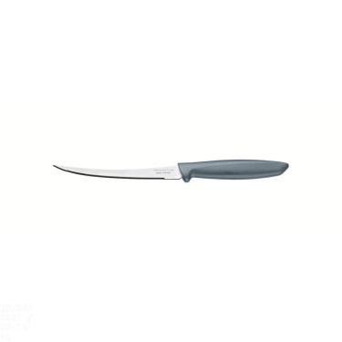 Imagem de Faca para Tomate Tramontina Plenus com Lâmina em Aço Inox e Cabo de Polipropileno Cinza 5" Tramontina