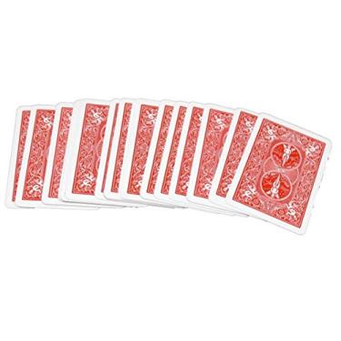 Imagem de Baralho mágico de rosto branco com costas vermelhas da Bicycle da Royal Magic