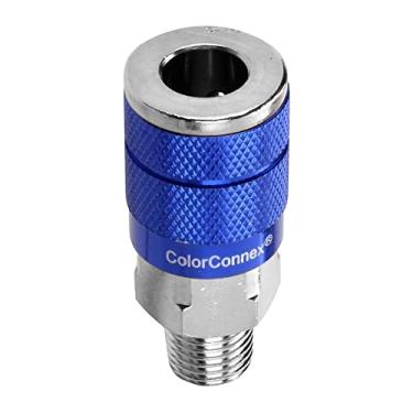 Imagem de Legacy Manufacturing Acoplador Colorconnex Automotivo Tipo C 0 6 Cm Mnpt Azul - A72420C
