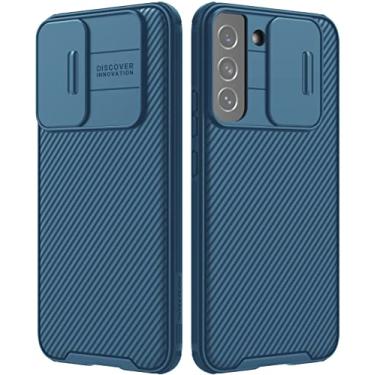 Imagem de Capa Capinha Danetshield Para Samsung Galaxy S22 Plus S22+ Tela 6.6 Case Anti Impacto Fosca (Azul)