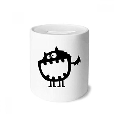 Imagem de DIYthinker Universe and Alien Big Mouth Monster Money Box Ceramic Coin Case Piggy Bank Gift